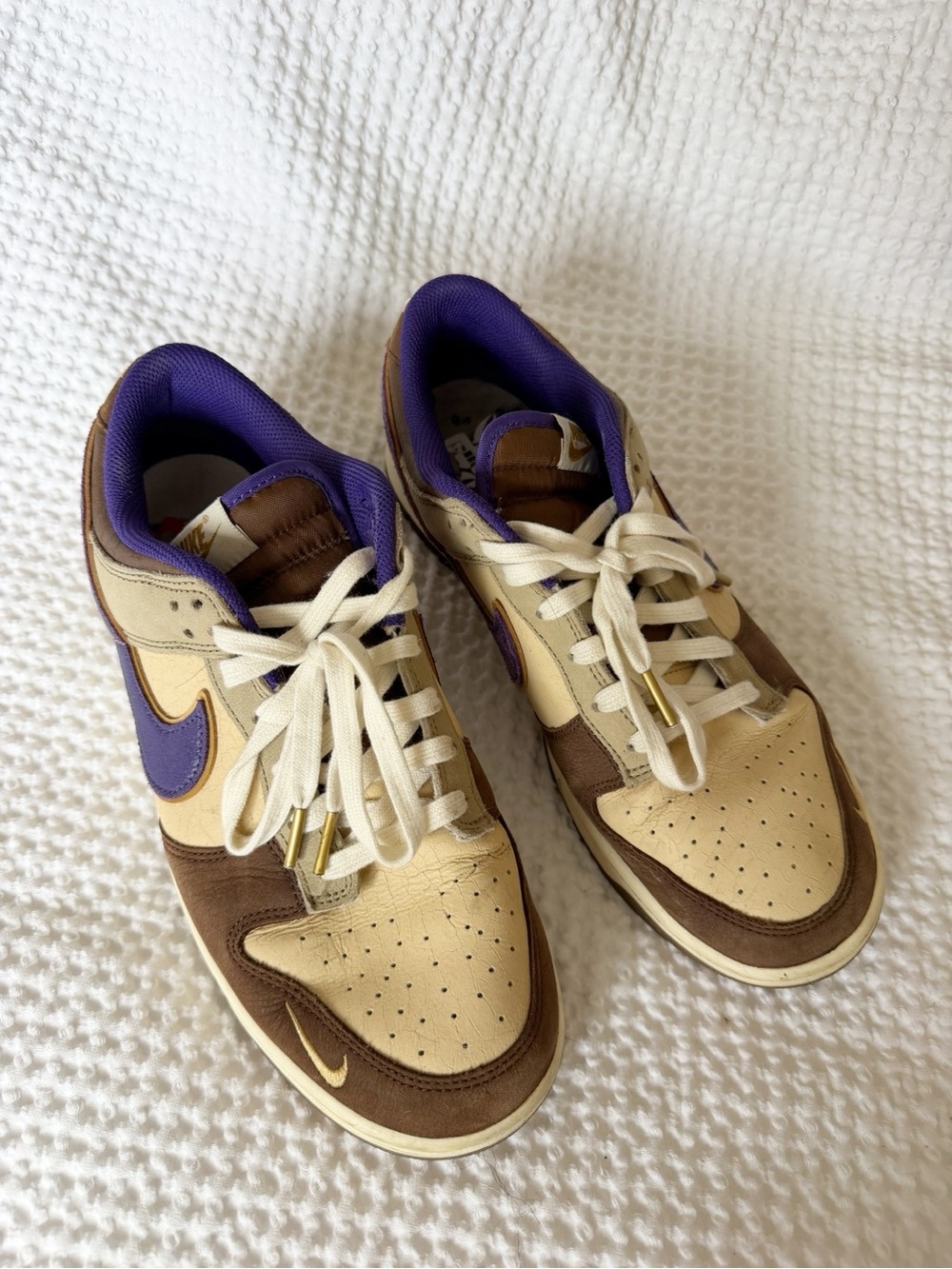 Nike Dunk Low Setsuban Brown Purple Sneakers 10.5